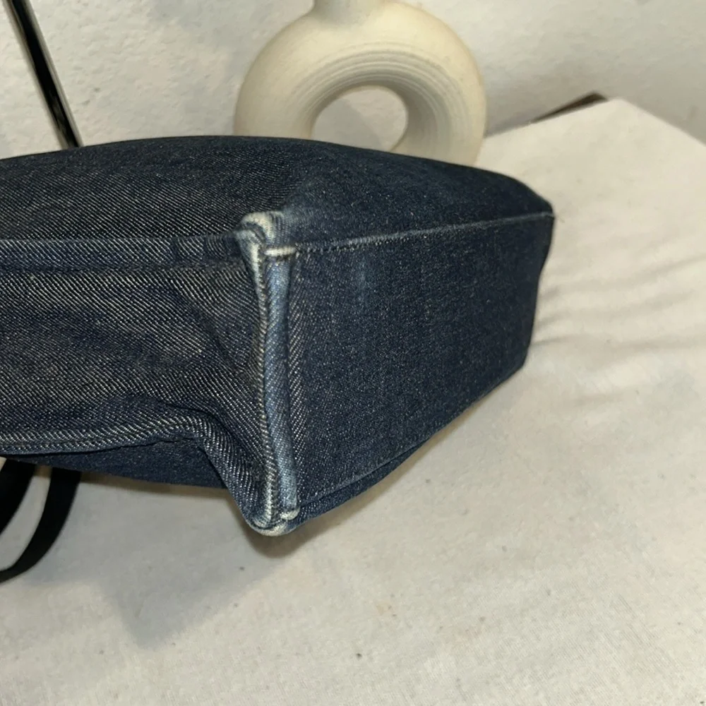 BURBERRY Denim Exterior Tote Bag